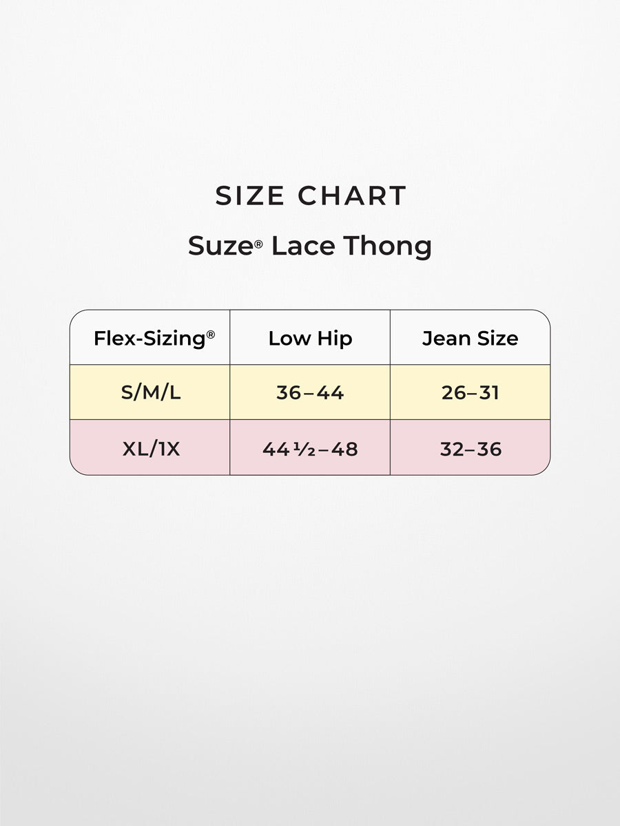 SUZE® Lace Thong